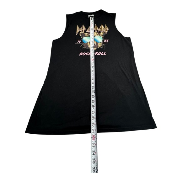 Def Leppard Rock & Roll 1983 Sleeveless‎ T-Shirt Dress Men's Large L - Picture 5 of 7